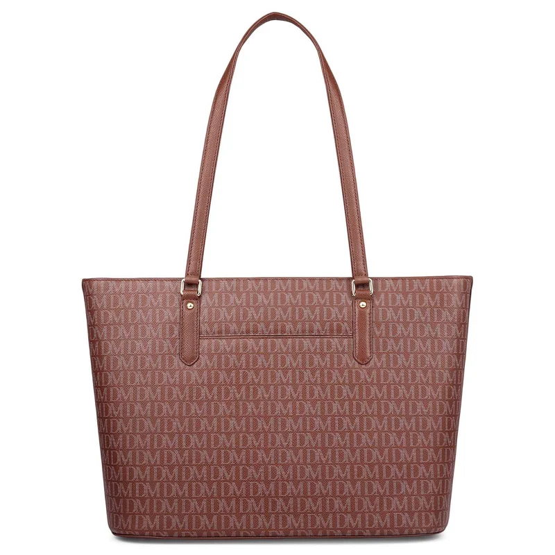 Da Milano Date Large Monogram Leather Tote - Date for Women | Best Price UAE